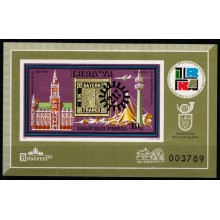 Frimærkeudstilling IBRA 73 og POLSKA 73. Miniark. Postfrisk.